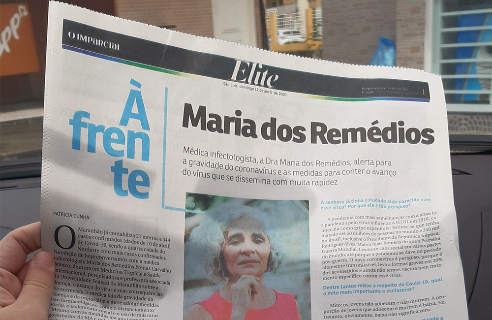 À Frente: Entrevista com Maria dos Remédios Branco no Caderno Elite do Jornal Imparcial
